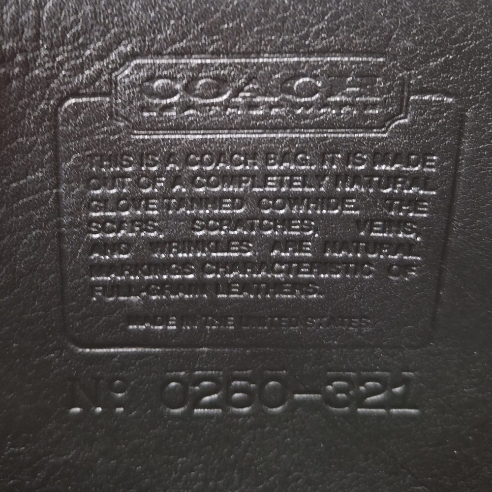 Rare Vintage Coach Black Glove Tanned Leather Dixion Mini Crossbody Bag #4124 - Picture 11 of 13